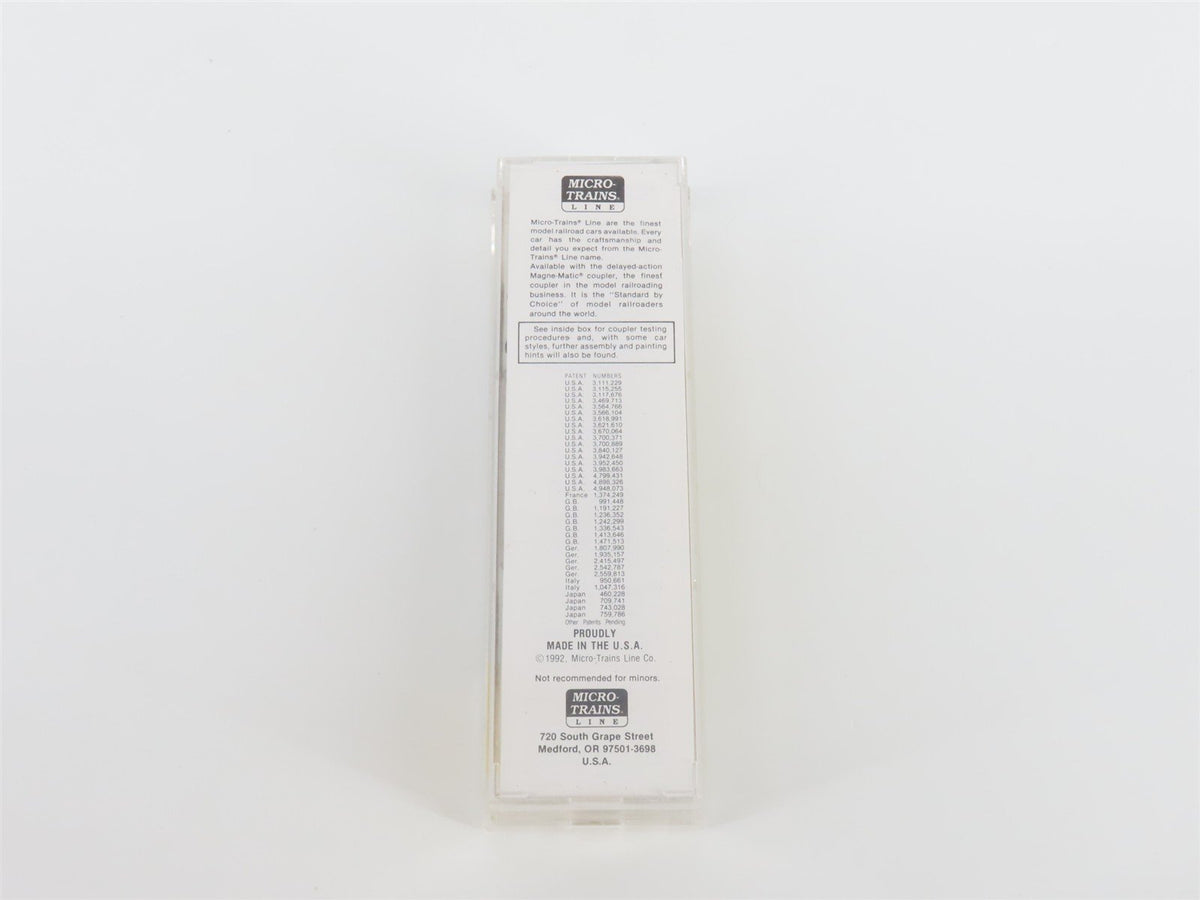 N Scale Micro-Trains MTL 42030 MWR Ball Glass Jars 40&#39; Single Door Box Car #1020