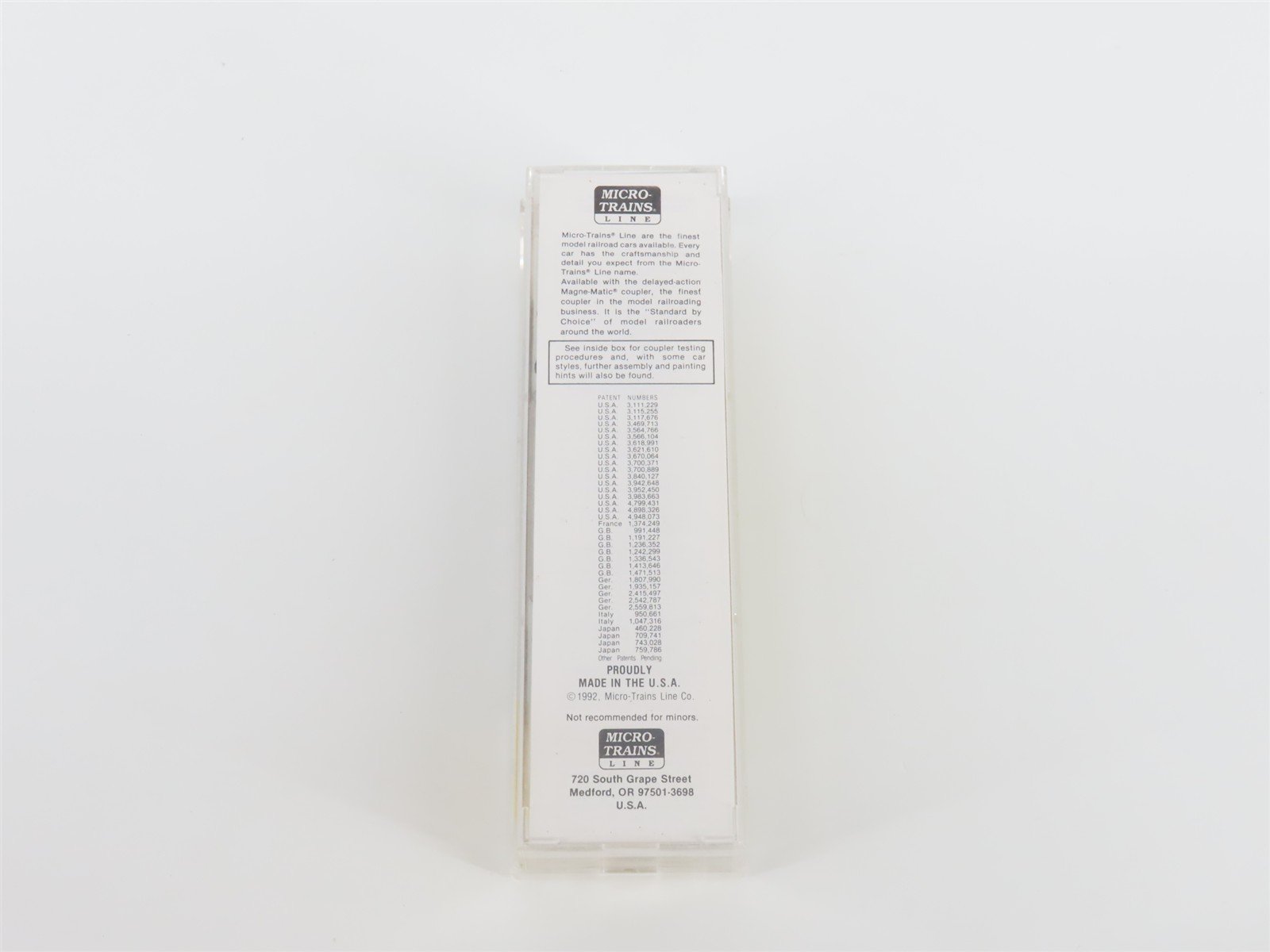 N Scale Micro-Trains MTL 42030 MWR Ball Glass Jars 40' Single Door Box Car #1020