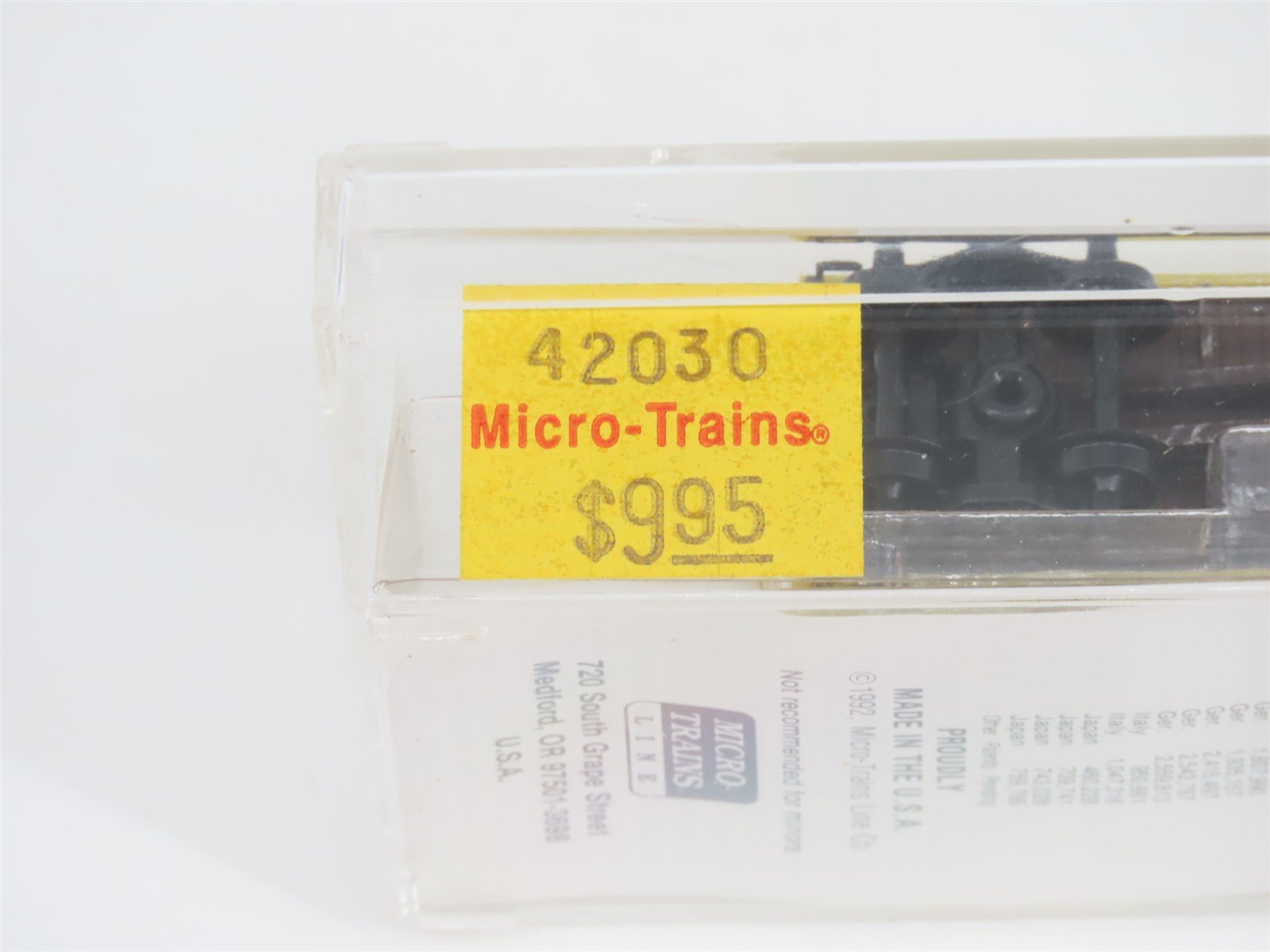 N Scale Micro-Trains MTL 42030 MWR Ball Glass Jars 40' Single Door Box Car #1020