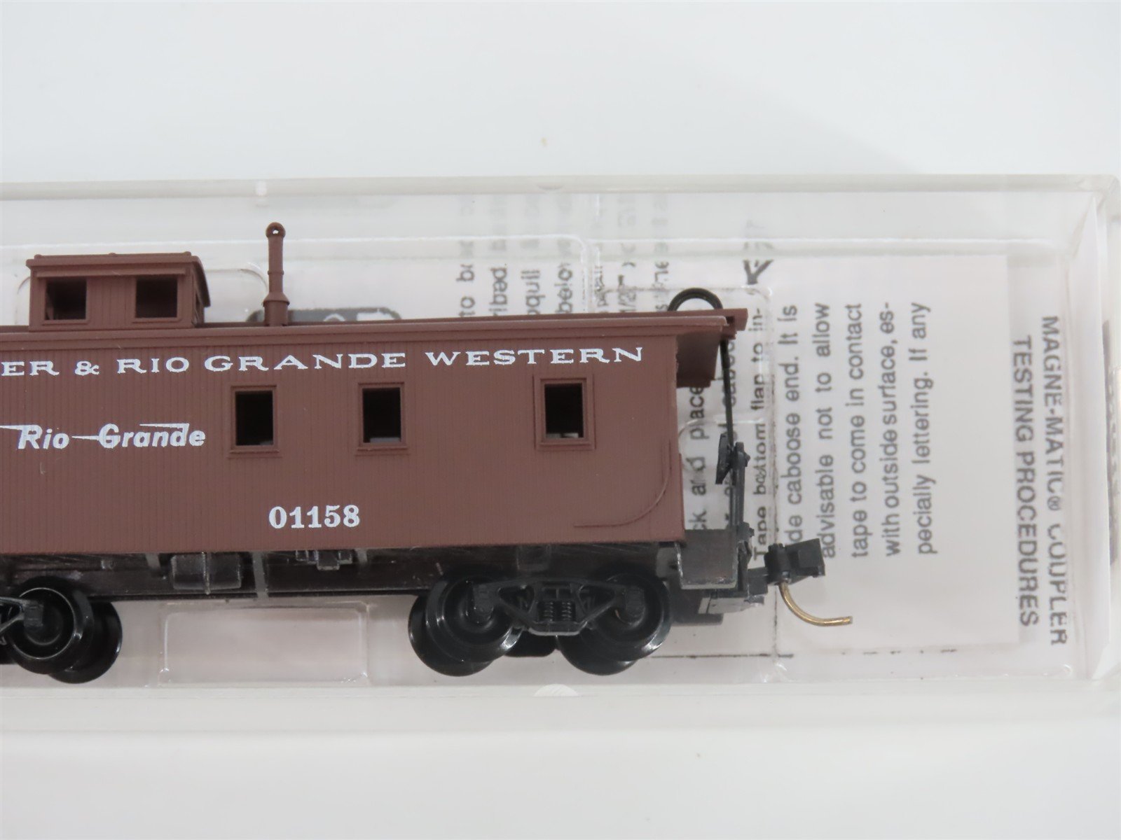 N Scale Micro-Trains MTL 50110 D&RGW Rio Grande 34' Caboose #00158
