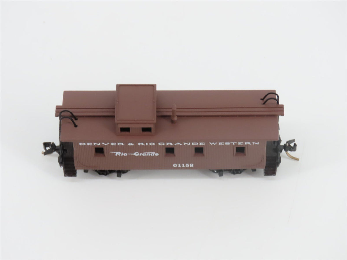 N Scale Micro-Trains MTL 50110 D&amp;RGW Rio Grande 34&#39; Caboose #00158