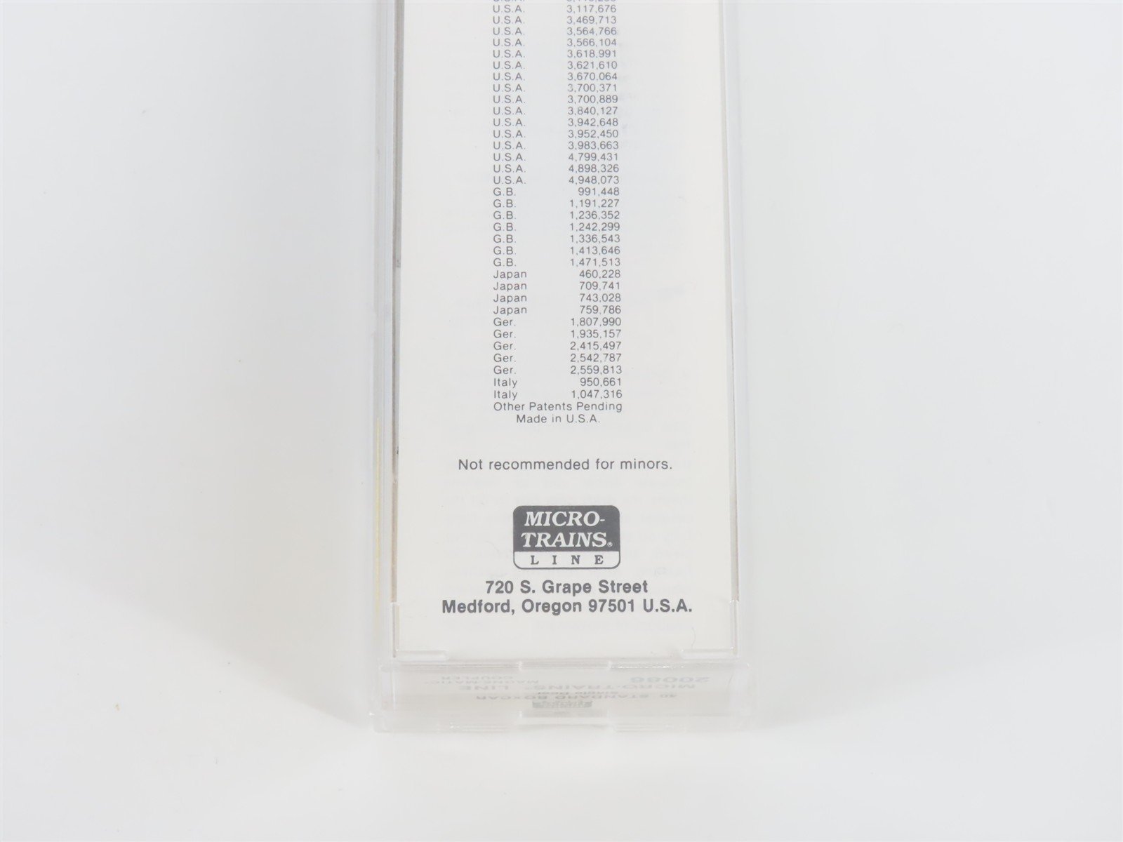 N Scale Micro-Trains 20086 MTL Single Door 40' Box Car #1991