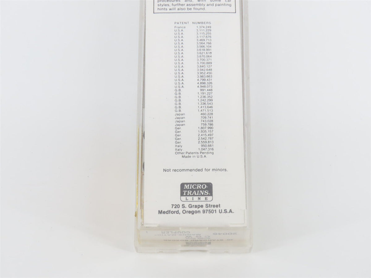 N Scale Micro-Trains MTL 20046 CGW Chicago Great Western 40&#39; Box Car #5453