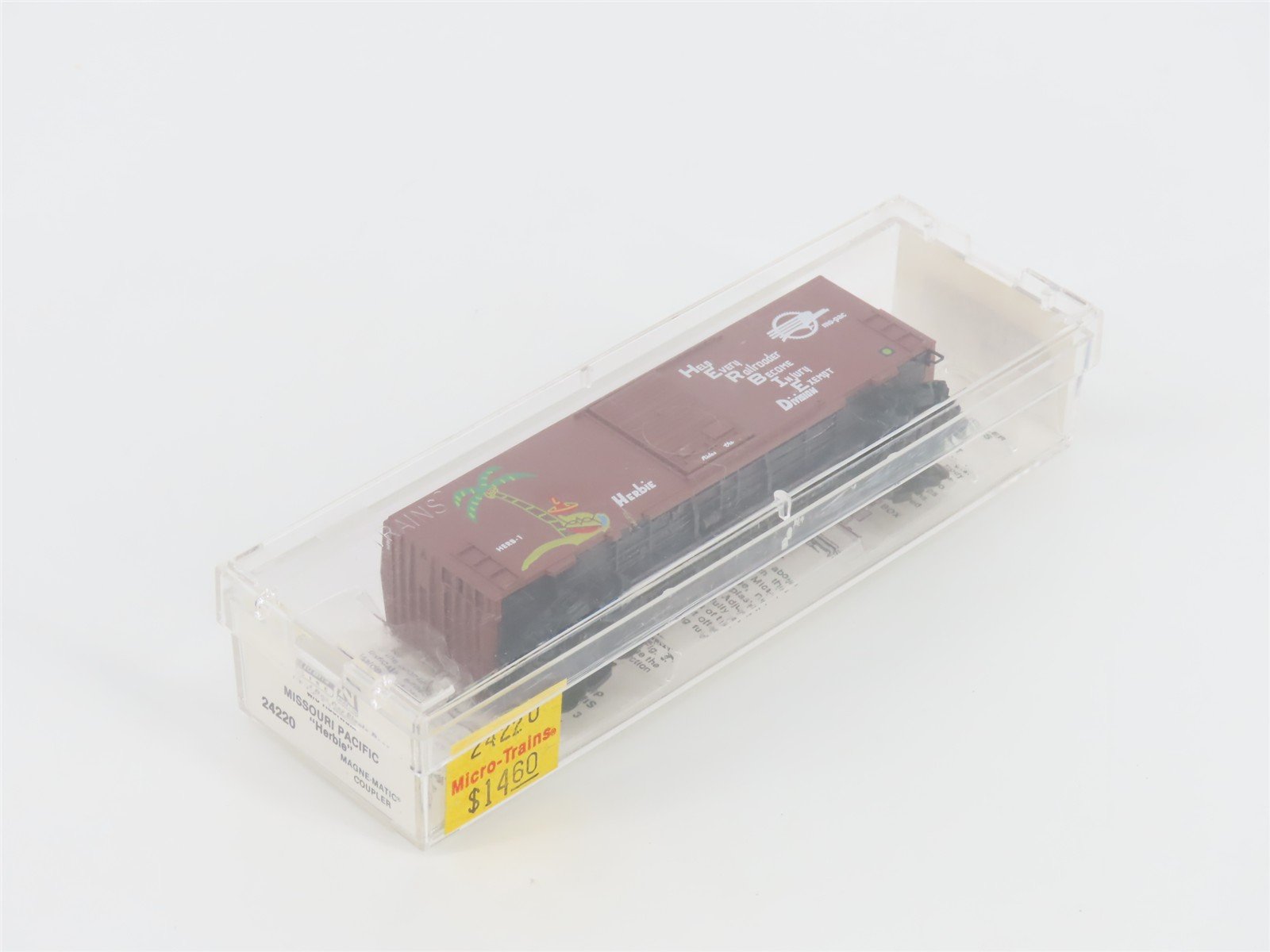 N Scale Micro-Trains MTL 24220 MP HERB Missouri Pacific Herbie 40' Box Car #1