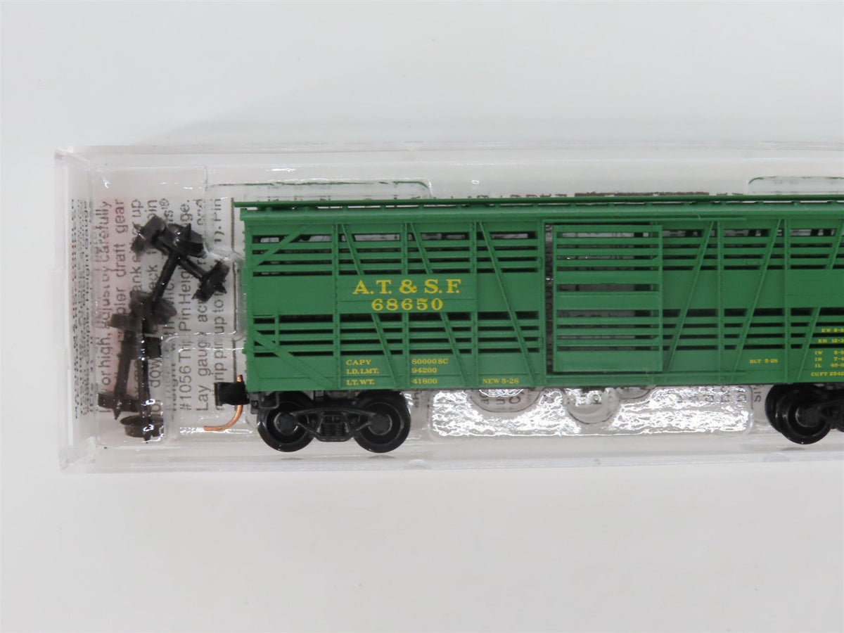 N Scale Micro-Trains MTL 35070 ATSF Santa Fe 40&#39; Despatch Stock Car #68650