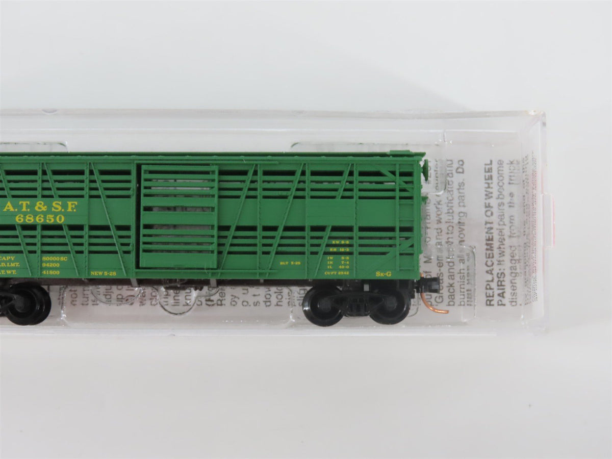 N Scale Micro-Trains MTL 35070 ATSF Santa Fe 40&#39; Despatch Stock Car #68650