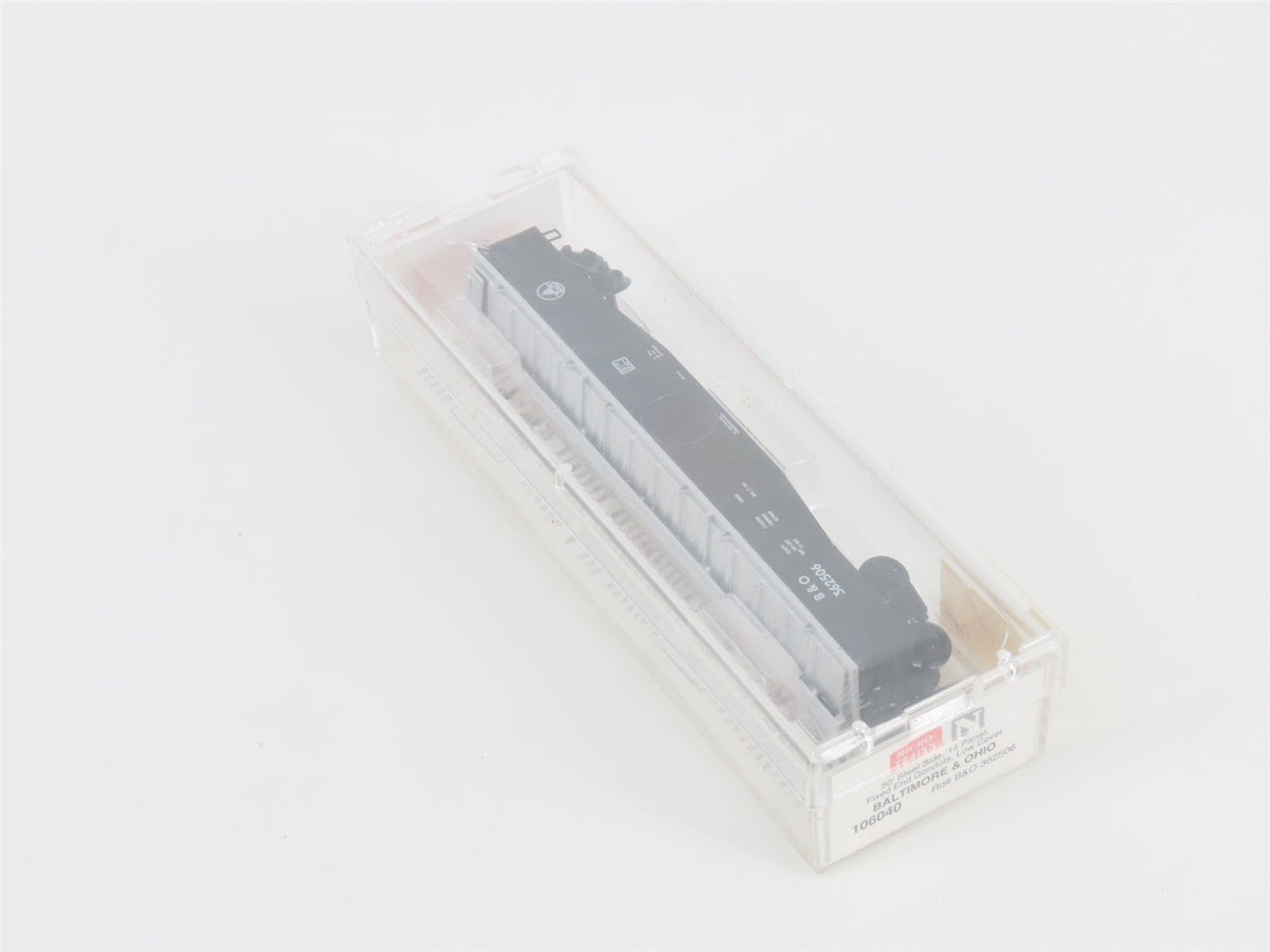 N Scale Micro-Trains MTL 106040 B&amp;O Baltimore &amp; Ohio 50&#39; Gondola #362506