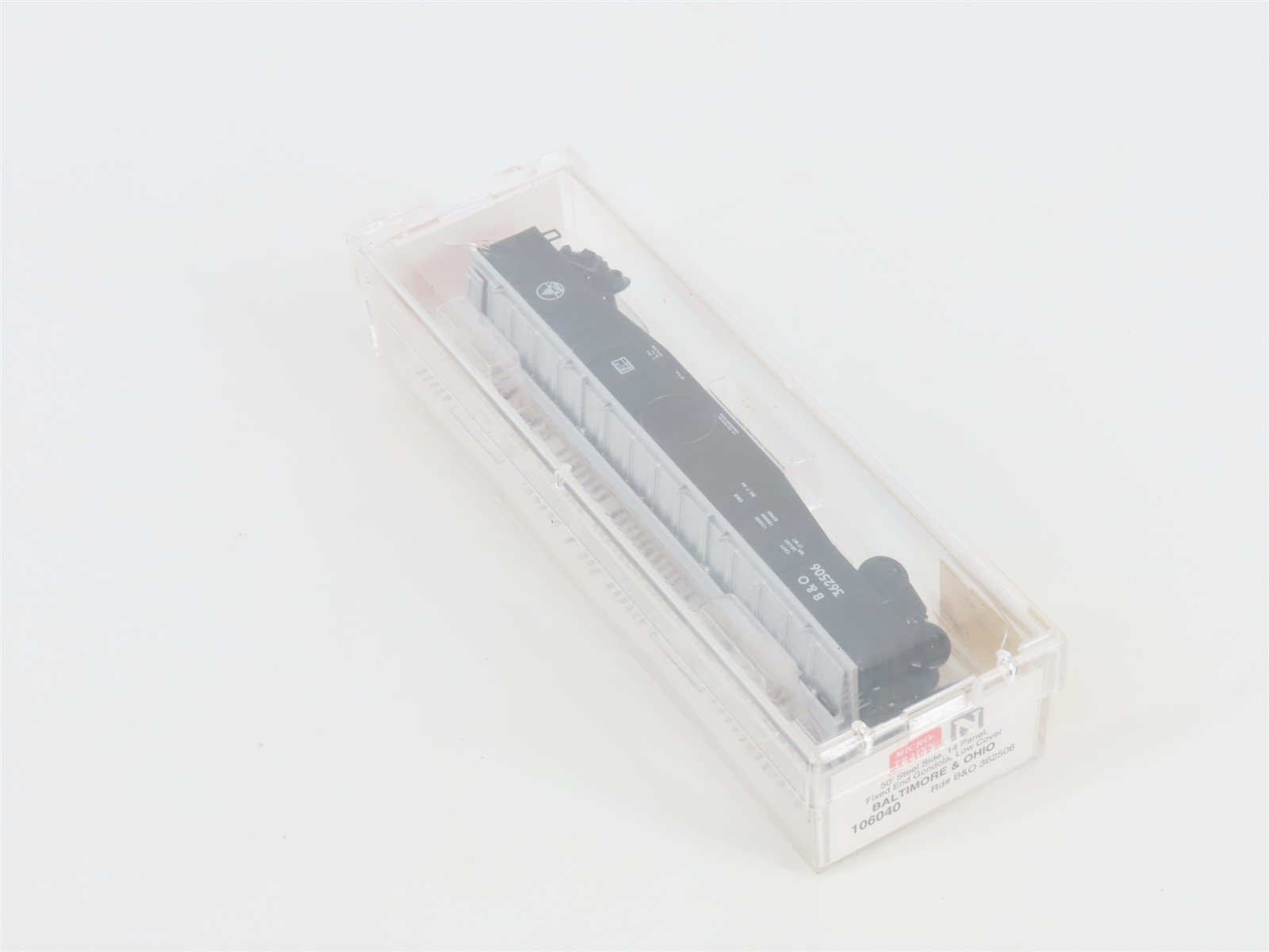 N Scale Micro-Trains MTL 106040 B&O Baltimore & Ohio 50' Gondola #362506
