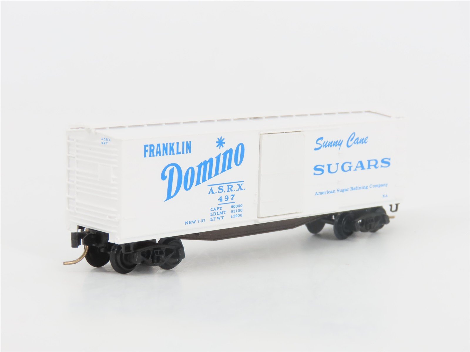 N Scale Kadee Micro-Trains MTL 42020 ASRX Domino Sugars 40' Box Car #497