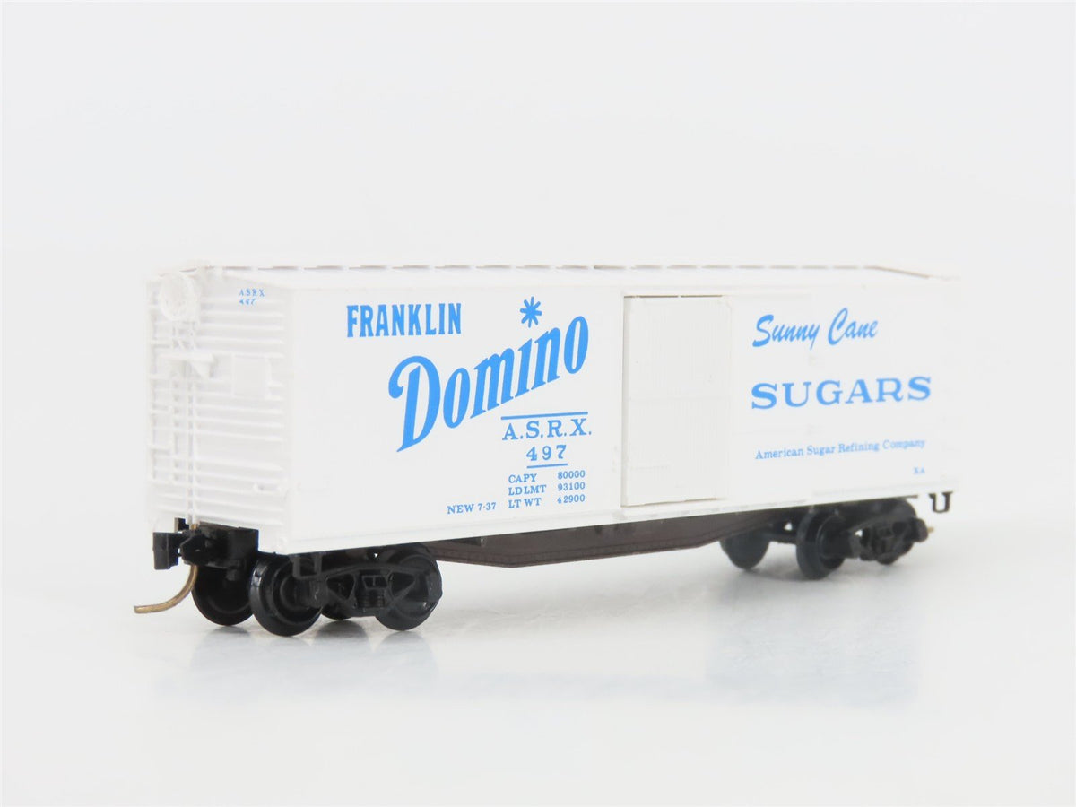 N Scale Kadee Micro-Trains MTL 42020 ASRX Domino Sugars 40&#39; Box Car #497