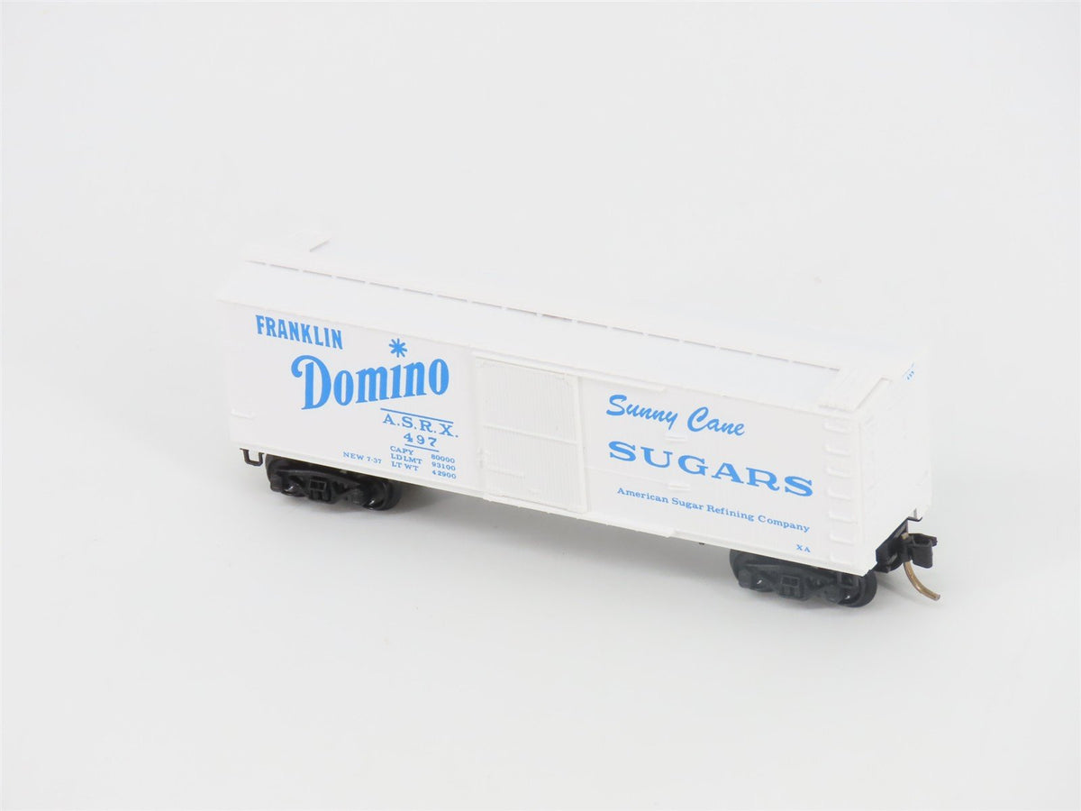 N Scale Kadee Micro-Trains MTL 42020 ASRX Domino Sugars 40&#39; Box Car #497