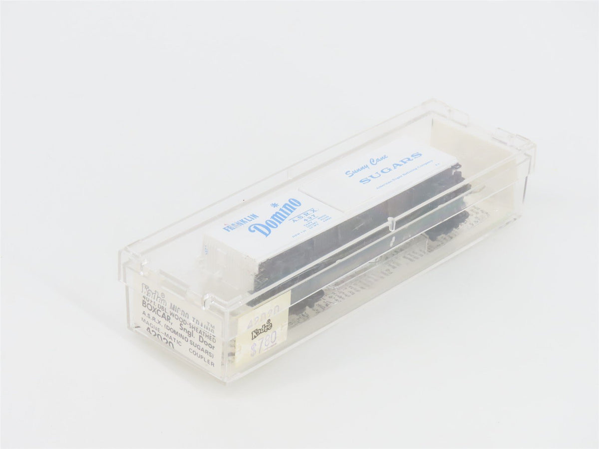 N Scale Kadee Micro-Trains MTL 42020 ASRX Domino Sugars 40&#39; Box Car #497