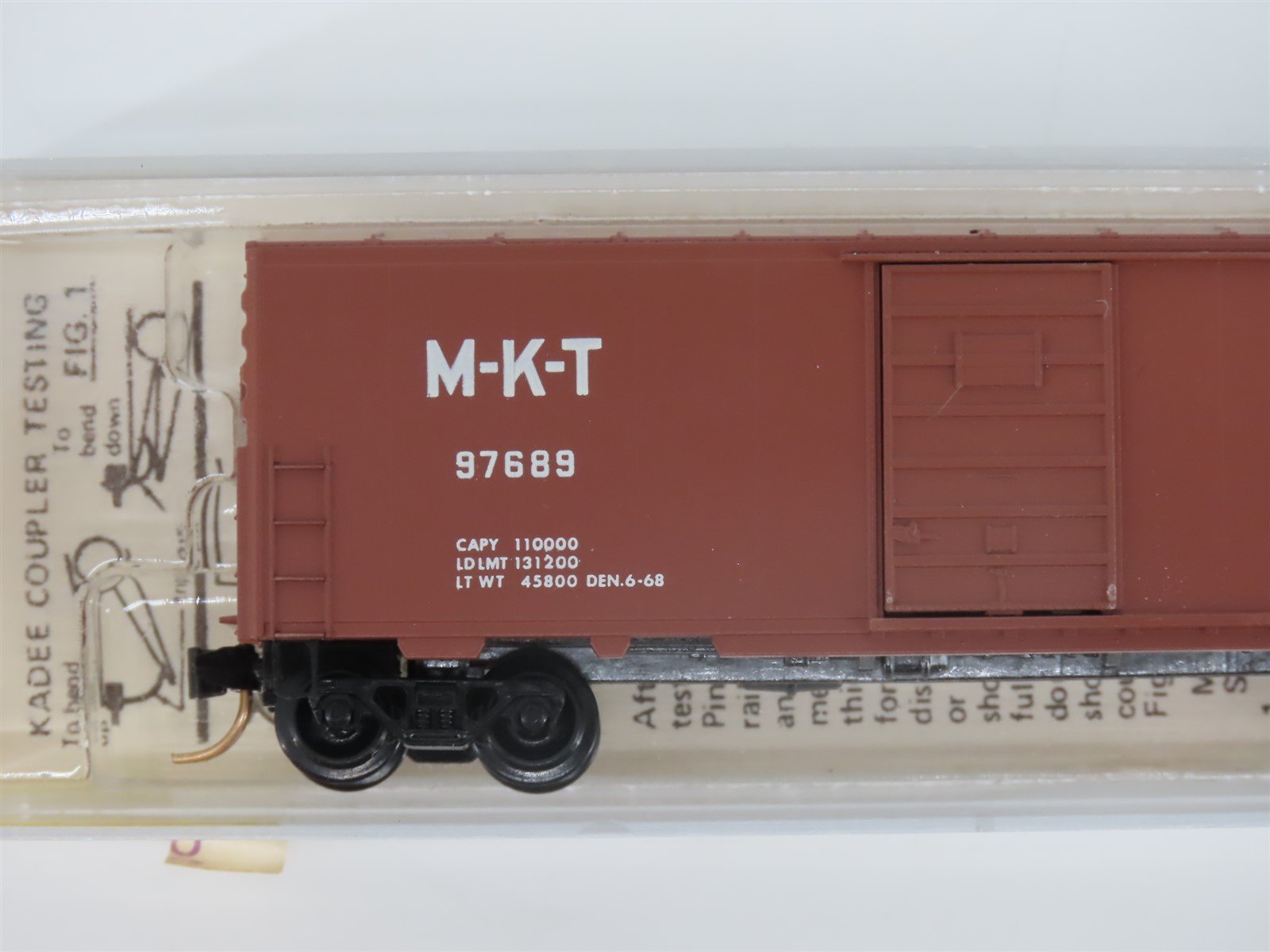 N Scale Kadee Micro-Trains MTL 24060 M-K-T The Katy 40' Box Car #97689