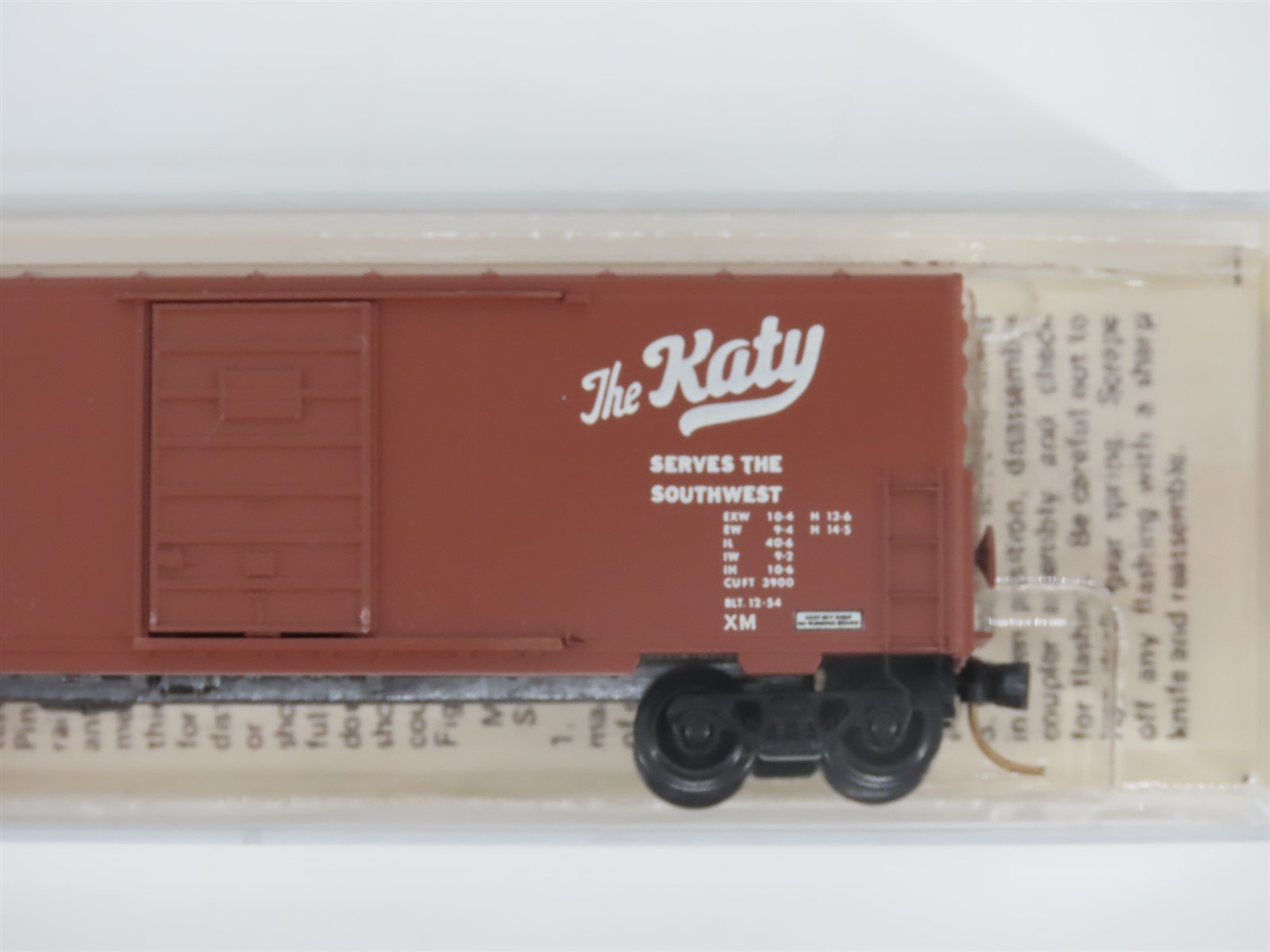 N Scale Kadee Micro-Trains MTL 24060 M-K-T The Katy 40' Box Car #97689