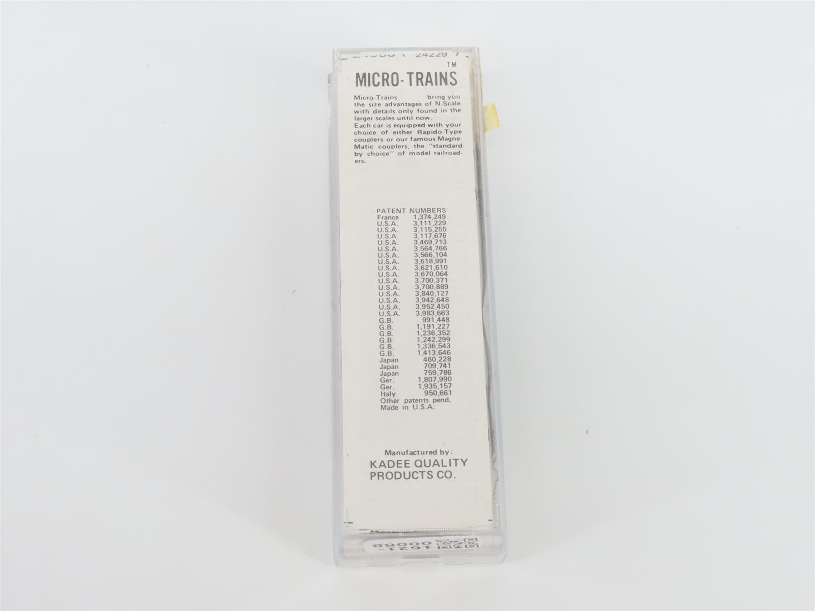 N Scale Kadee Micro-Trains MTL 24060 M-K-T The Katy 40' Box Car #97689