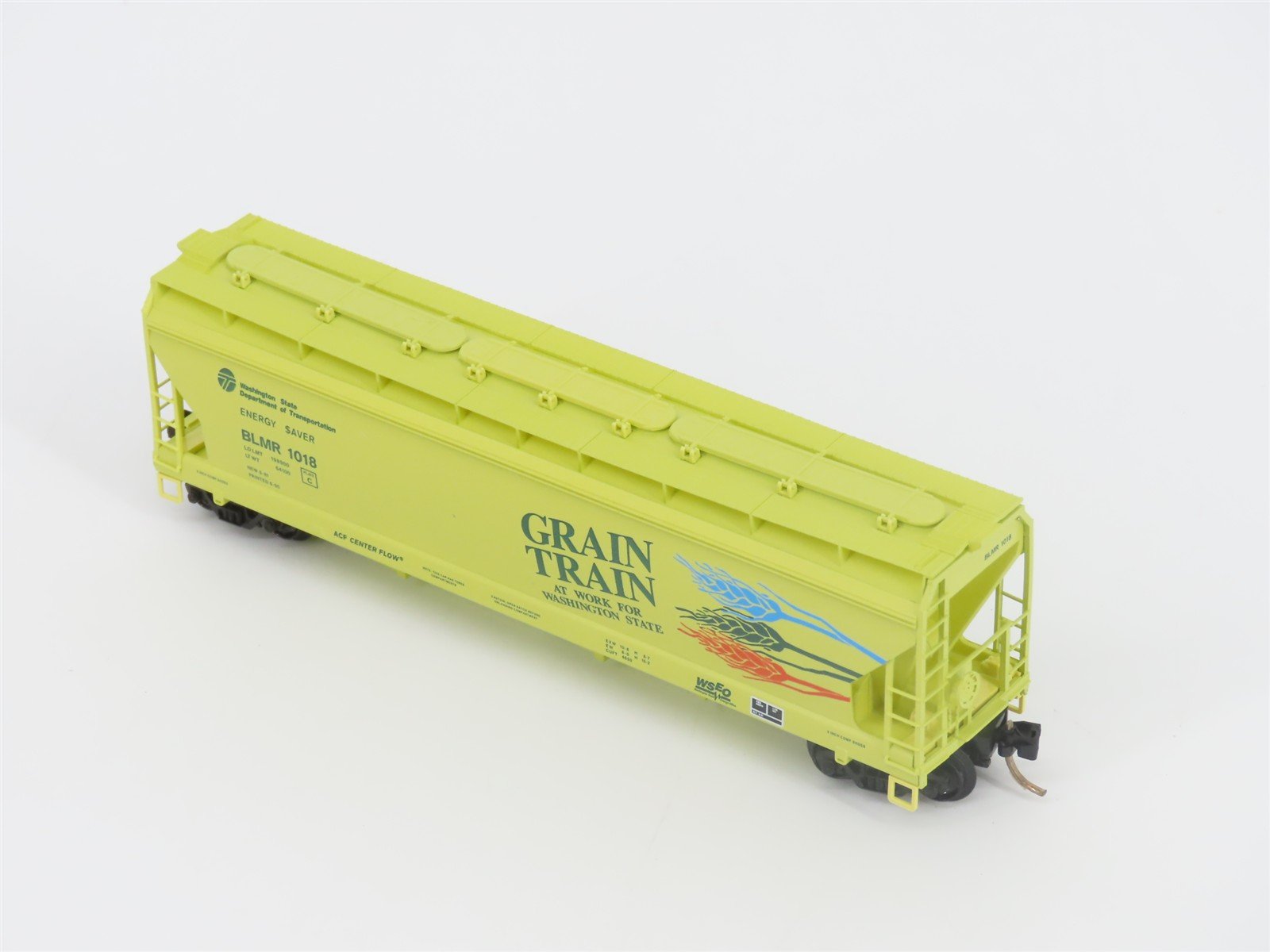 N Scale Micro-Trains MTL 94070 BLMR Grain Train 3-Bay Covered Hopper #1018