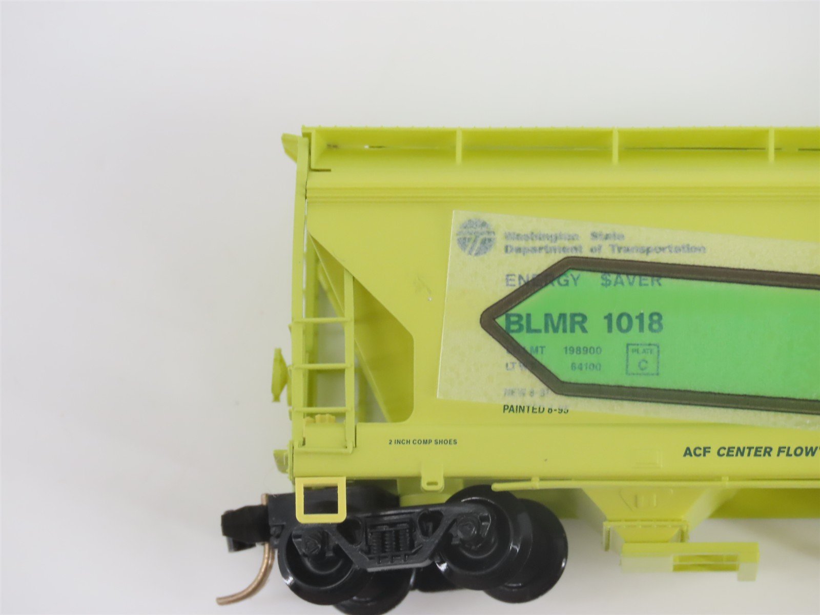 N Scale Micro-Trains MTL 94070 BLMR Grain Train 3-Bay Covered Hopper #1018