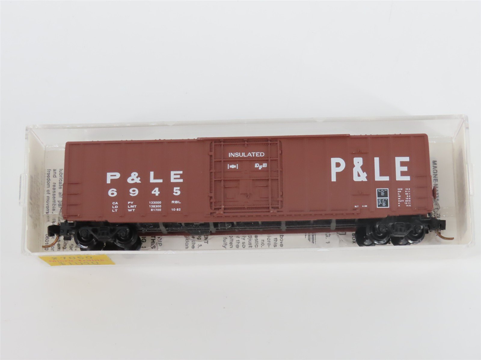 N Scale Micro-Trains MTL 27050 P&LE Pittsburgh & Lake Erie 50' Box Car #6945