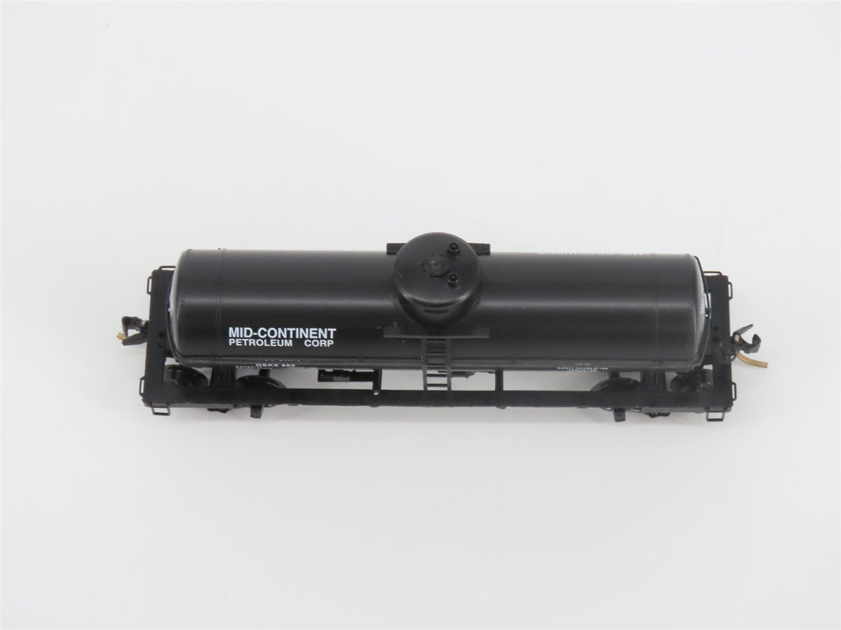 N Micro-Trains MTL OSKX Mid-Continent Petroleum Corp Single Dome Tank Car #850
