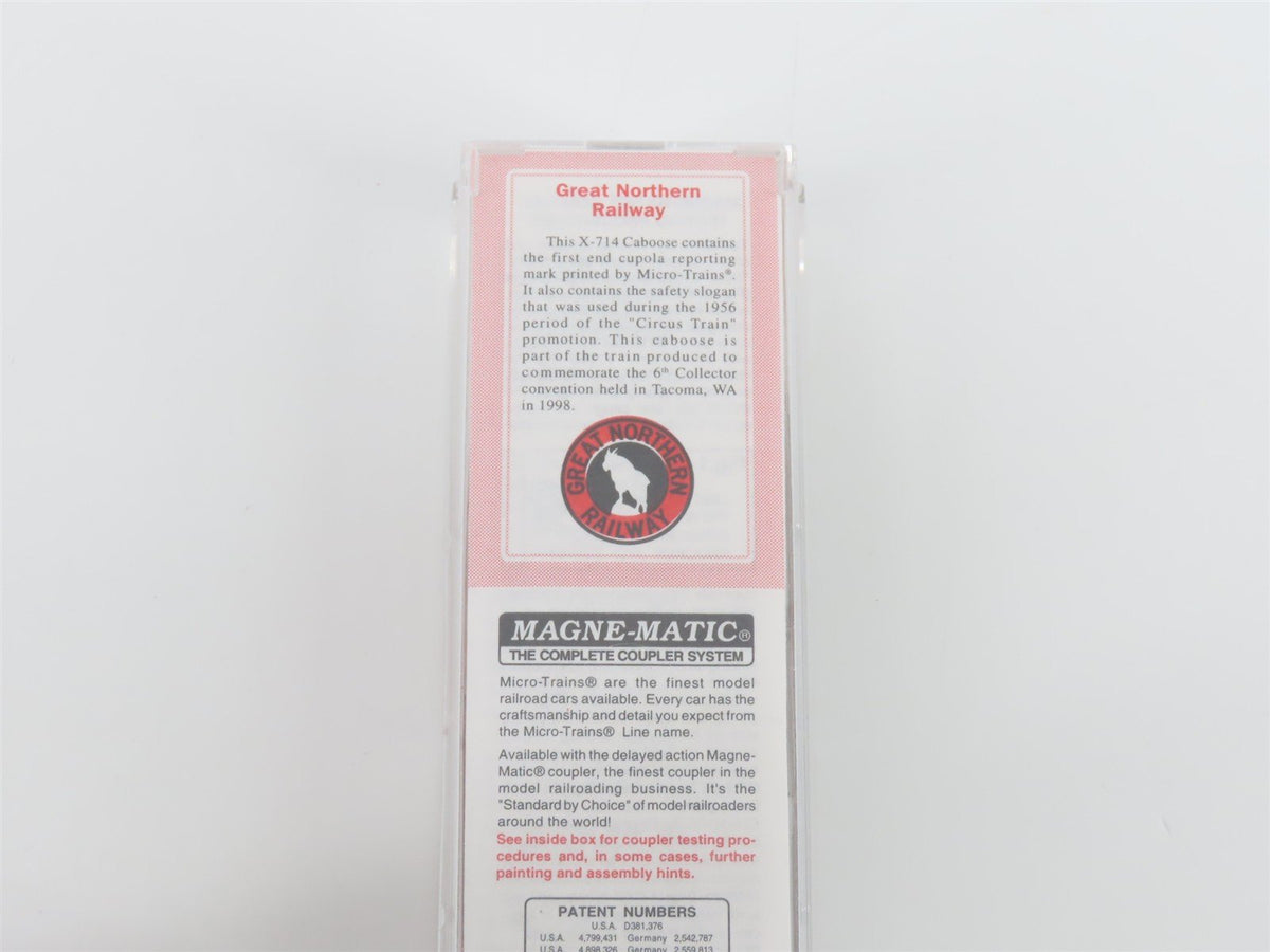 N Scale Micro-Trains MTL NSC 12-97 GN Great Northern Railway Caboose #X714