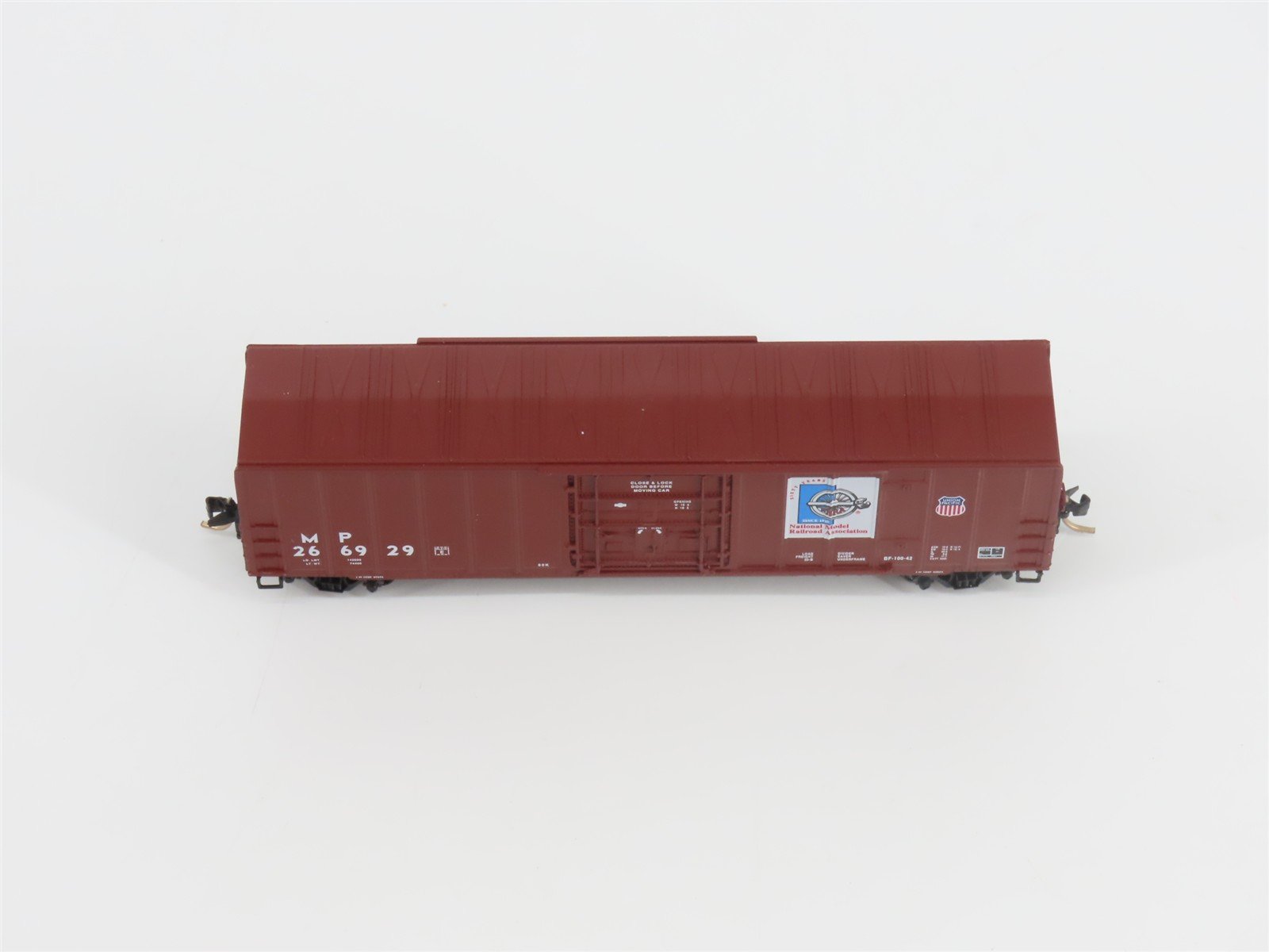 N Scale Micro-Trains MTL NMRA 1935-1995 MP Missouri Pacific Box Car #266929