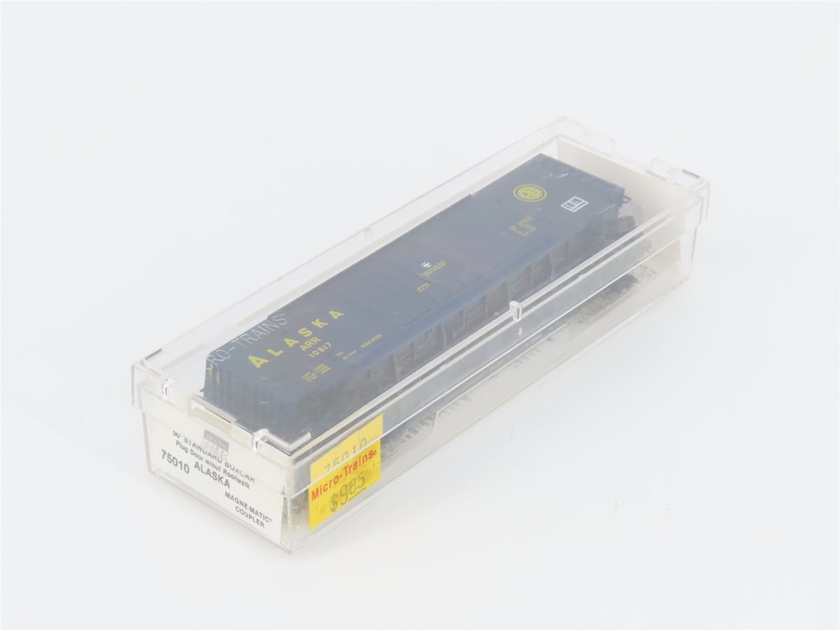 N Scale Micro-Trains MTL 75010 ARR Alaska Railroad 50&#39; Plug Door Box Car #10817