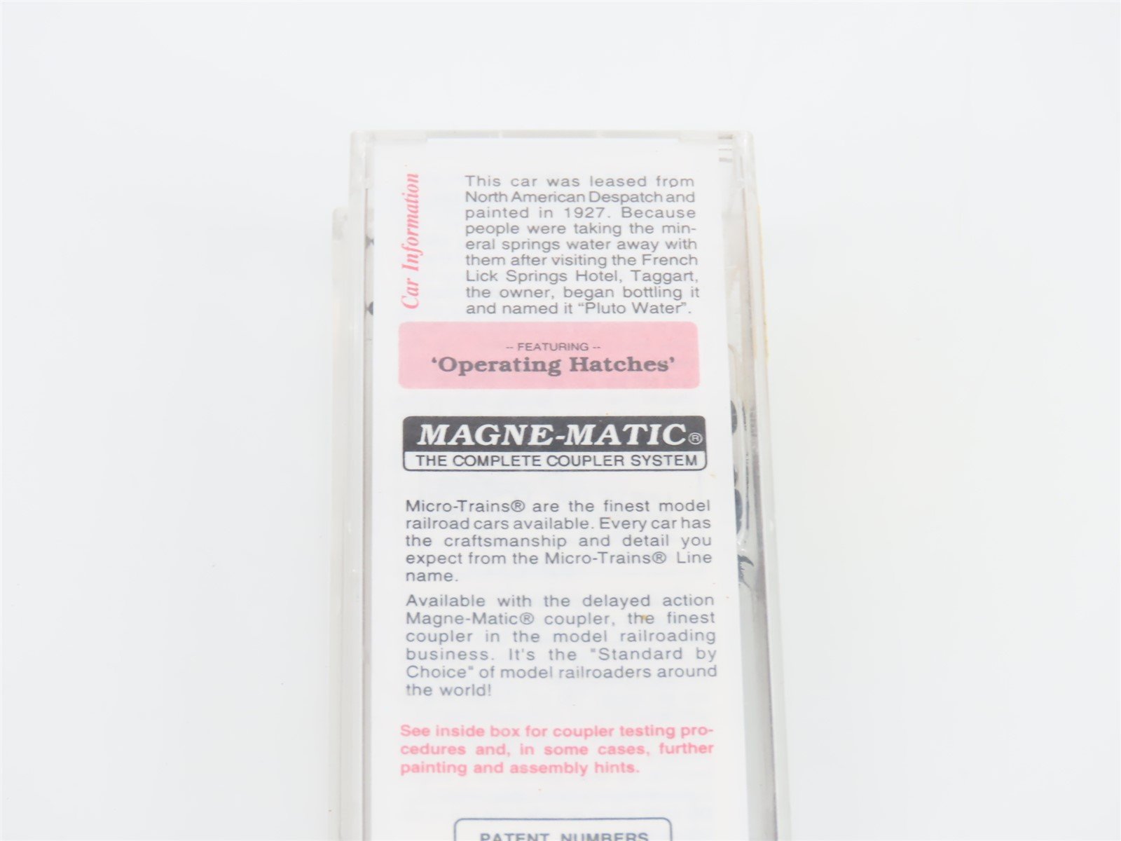 N Scale Micro-Trains MTL 49490 NADX Pluto Water 40' Wood Reefer #2688