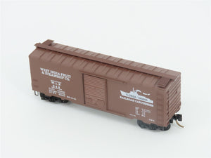 N Scale Micro-Trains MTL 20106 WIF West India Fruit 40' Single Door Box Car #344