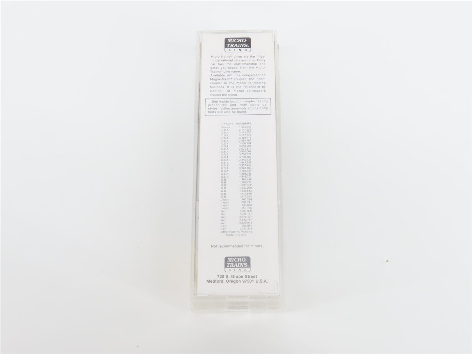 N Scale Micro-Trains MTL 20106 WIF West India Fruit 40' Single Door Box Car #344