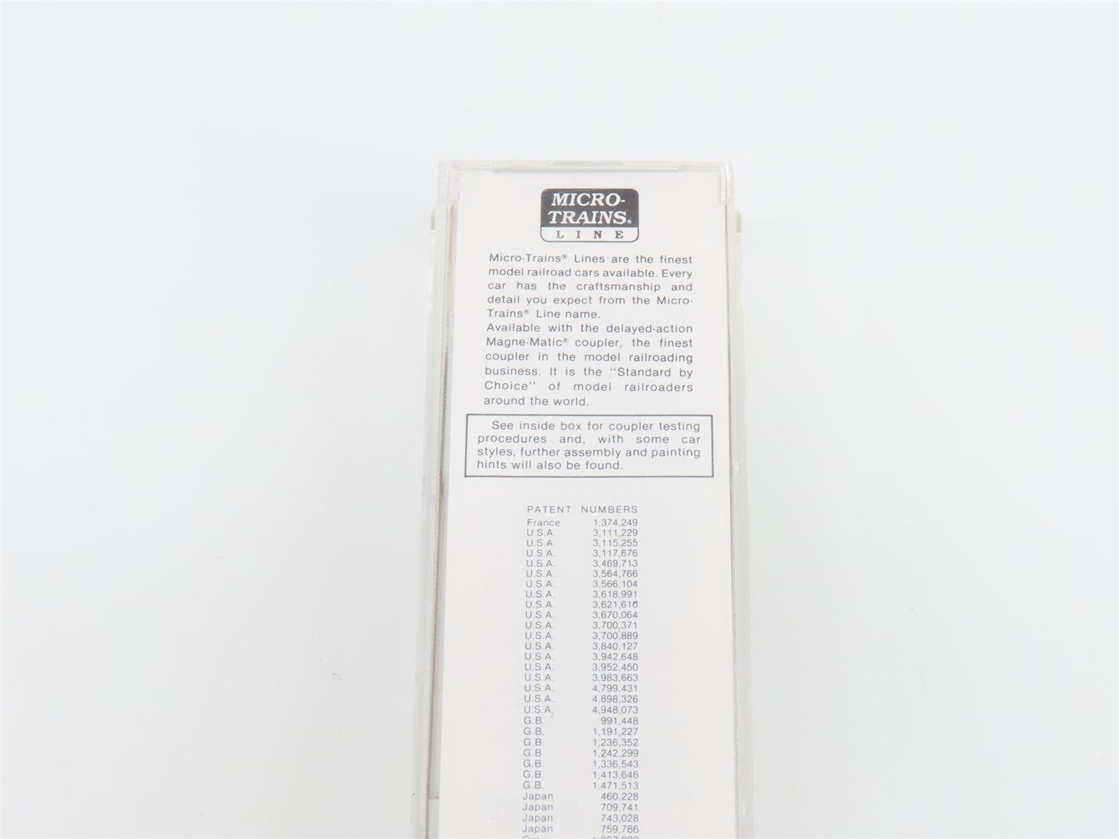 N Scale Micro-Trains MTL 20106 WIF West India Fruit 40' Single Door Box Car #344