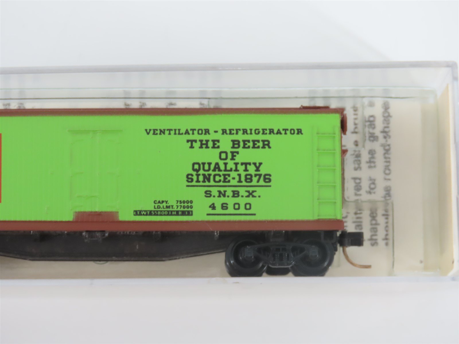 N Scale Kadee Micro-Trains MTL 47090 SNBX Century Beer 40' Wood Reefer #4600