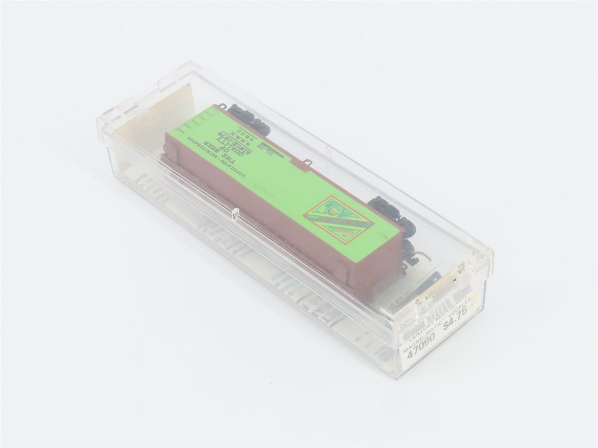 N Scale Kadee Micro-Trains MTL 47090 SNBX Century Beer 40&#39; Wood Reefer #4600