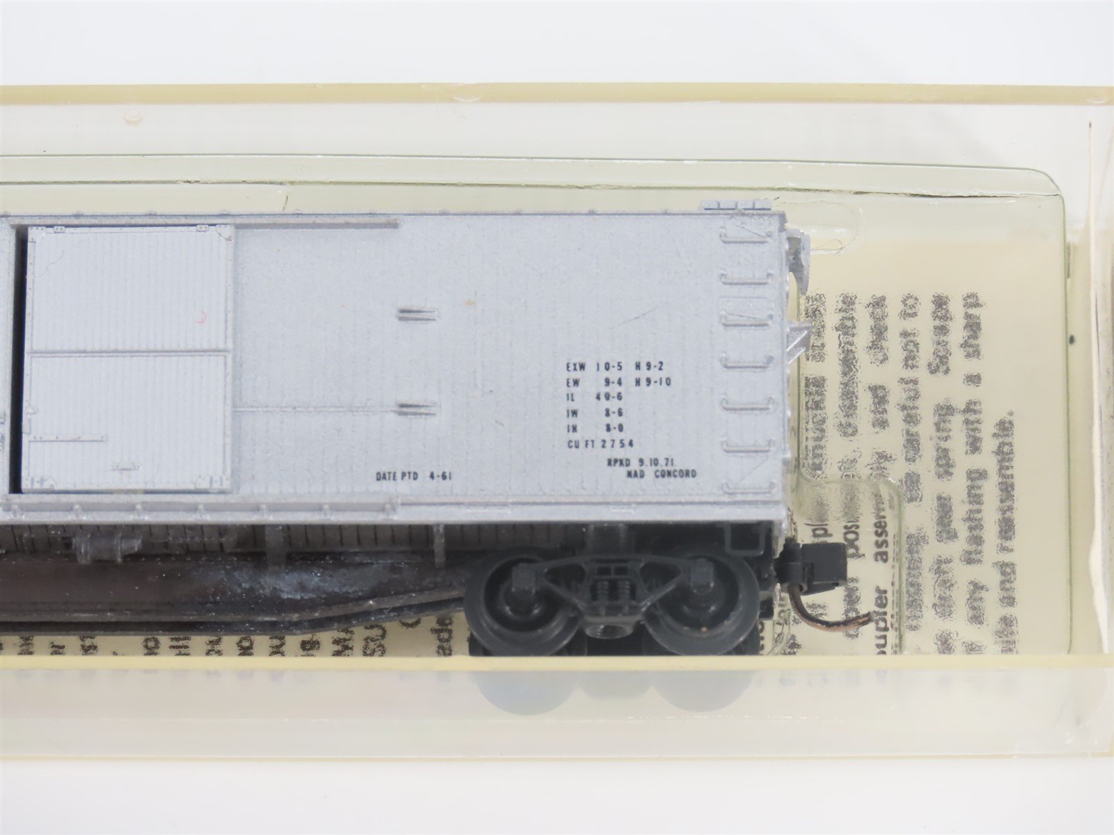N Scale Kadee Micro-Trains MTL 42050 USN US Navy 40' Box Car #61-00200