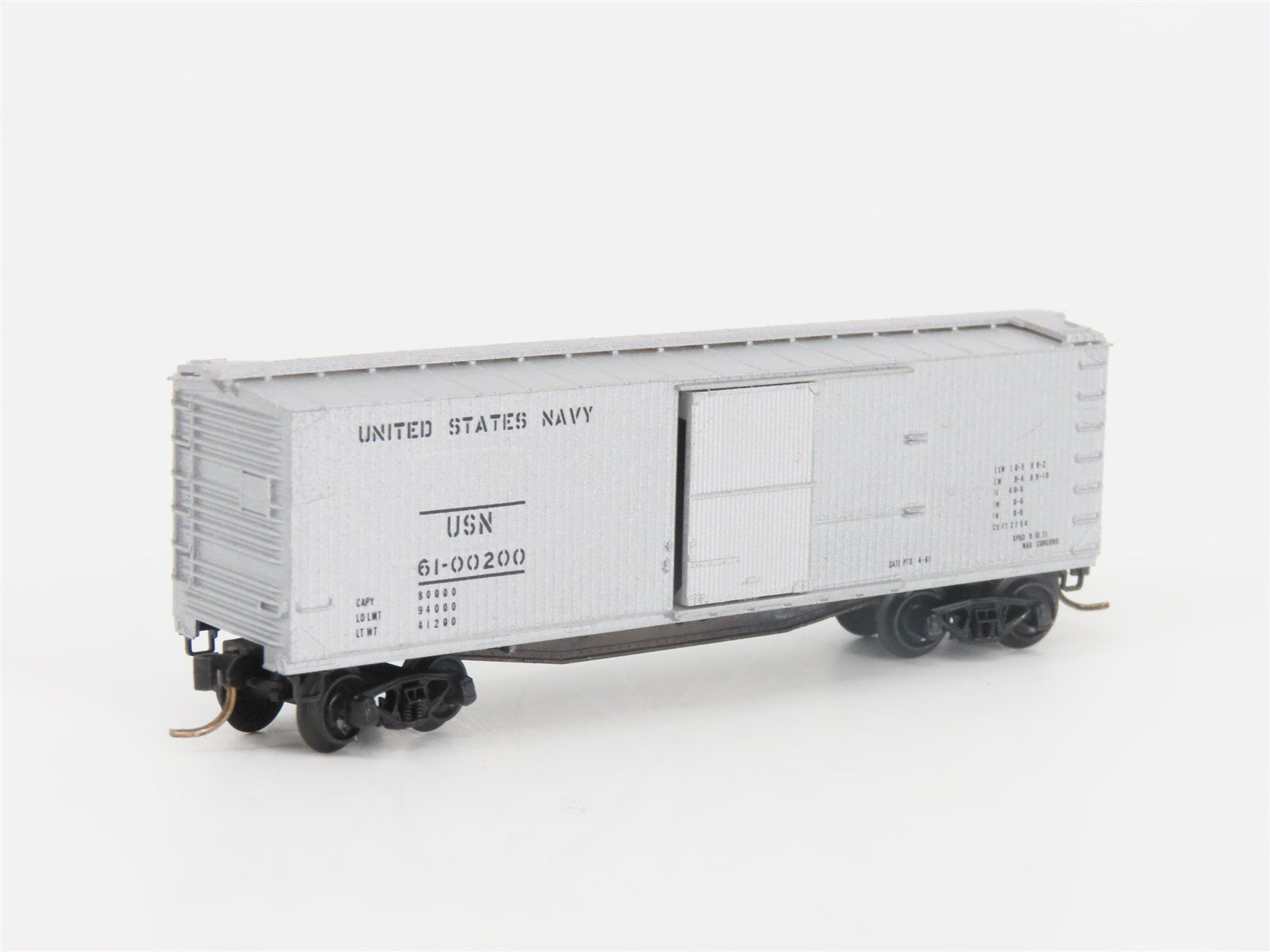 N Scale Kadee Micro-Trains MTL 42050 USN US Navy 40' Box Car #61-00200
