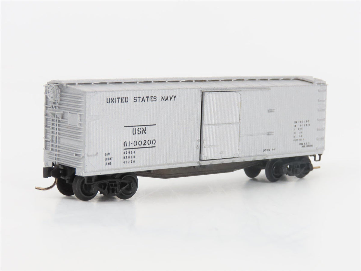 N Scale Kadee Micro-Trains MTL 42050 USN US Navy 40&#39; Box Car #61-00200
