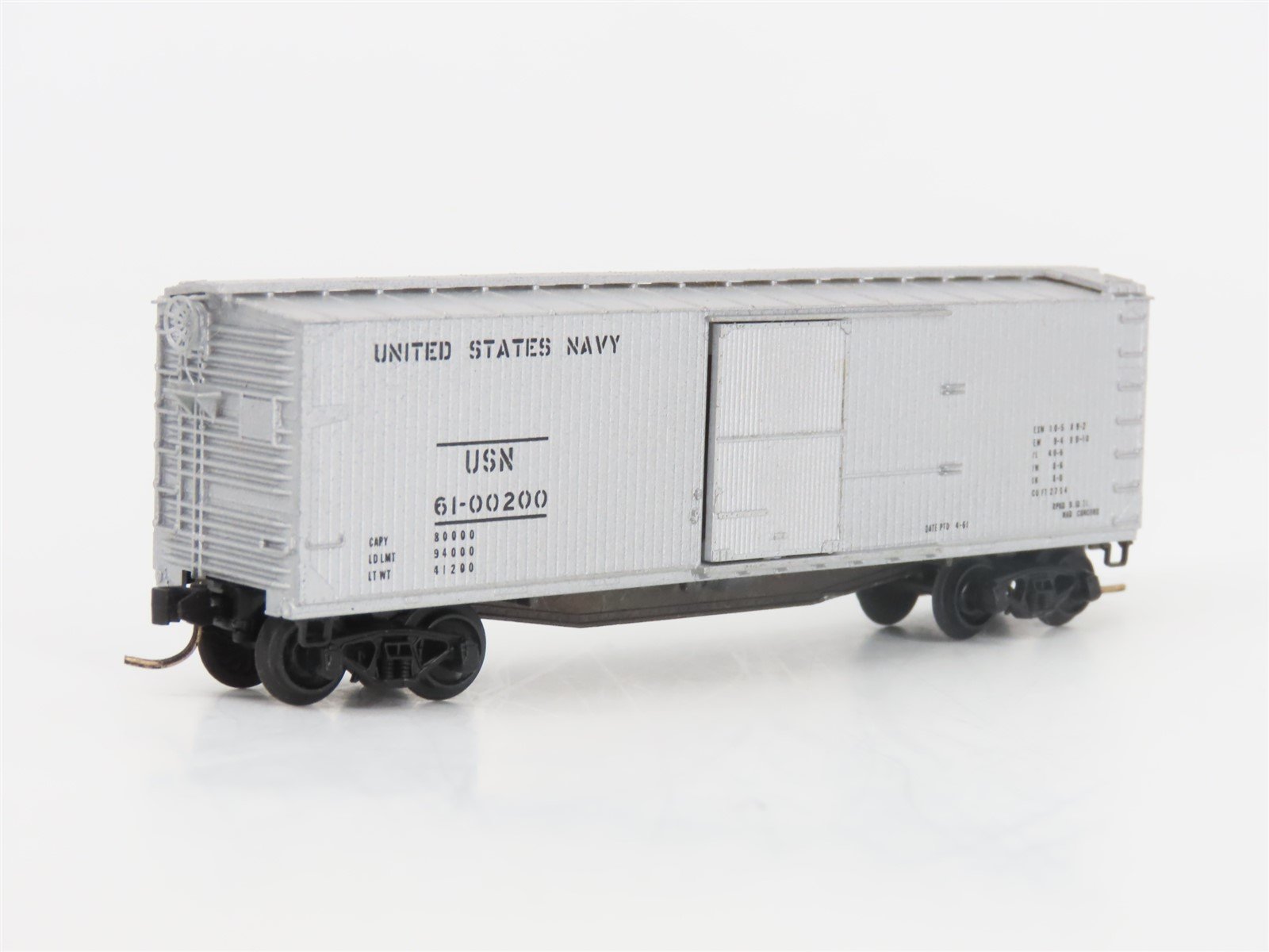 N Scale Kadee Micro-Trains MTL 42050 USN US Navy 40' Box Car #61-00200