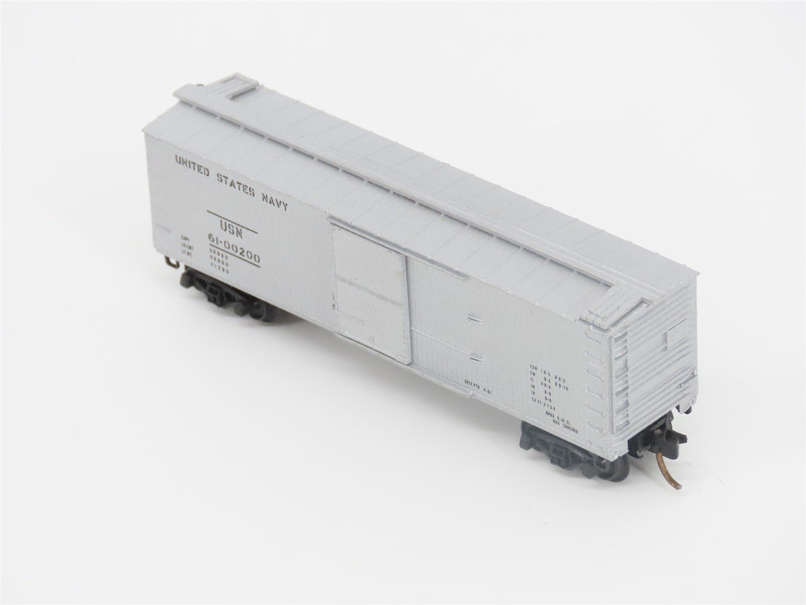 N Scale Kadee Micro-Trains MTL 42050 USN US Navy 40' Box Car #61-00200