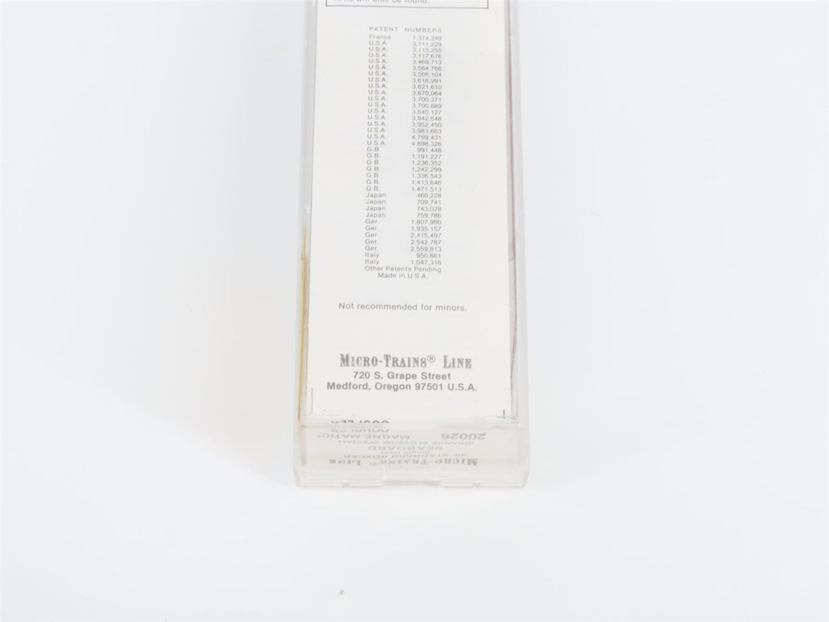 N Scale Micro-Trains MTL 20026 SAL Orange Blossom Special 40&#39; Box Car #17075