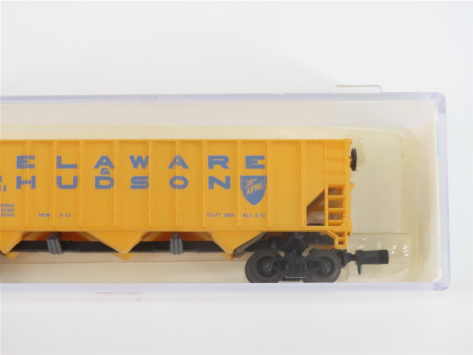 N Scale Bev-Bel 14006 D&H Delaware & Hudson Railroad 3-Bay Open Hopper #2701