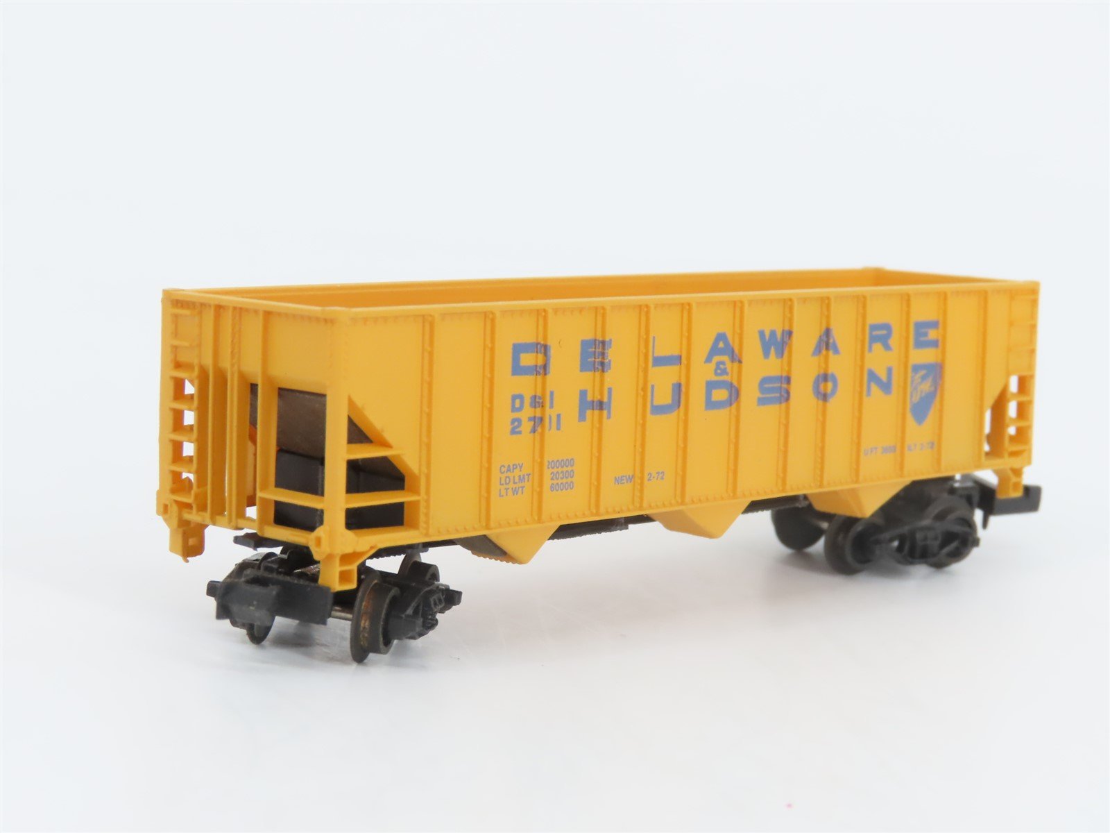 N Scale Bev-Bel 14006 D&H Delaware & Hudson Railroad 3-Bay Open Hopper #2701