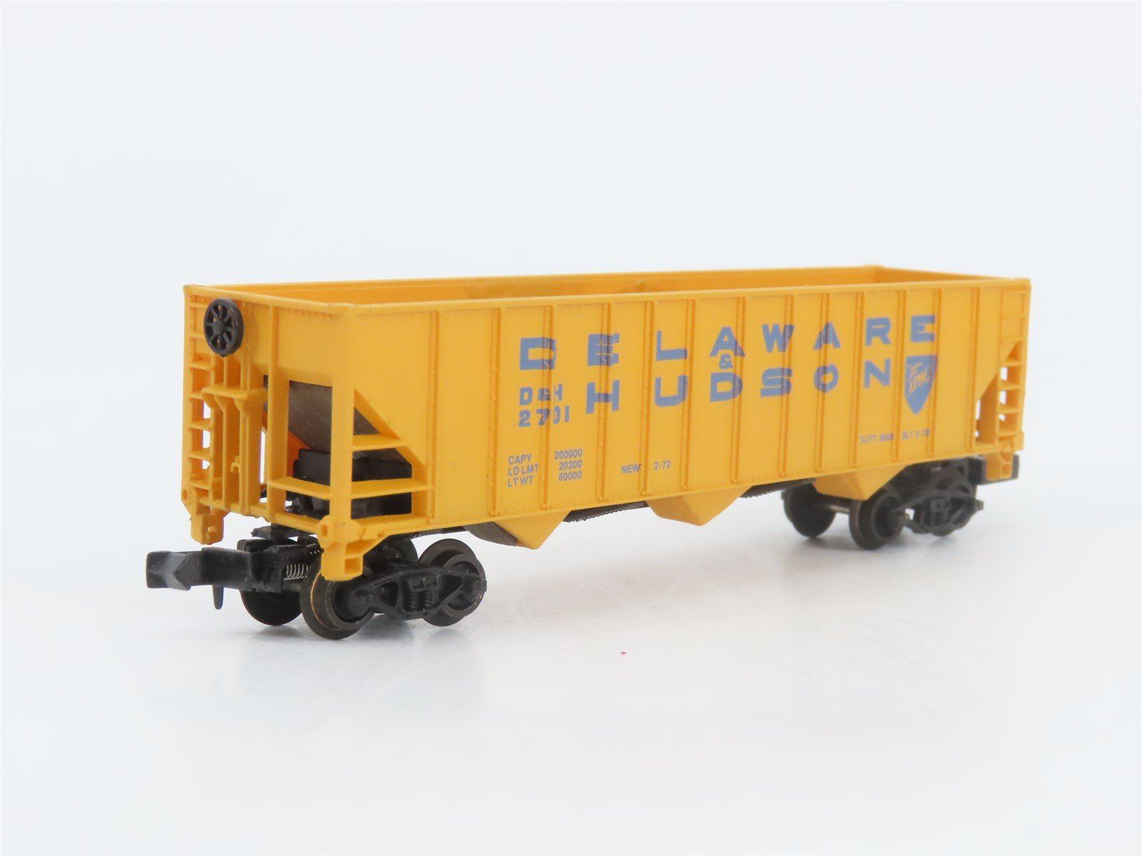 N Scale Bev-Bel 14006 D&H Delaware & Hudson Railroad 3-Bay Open Hopper #2701