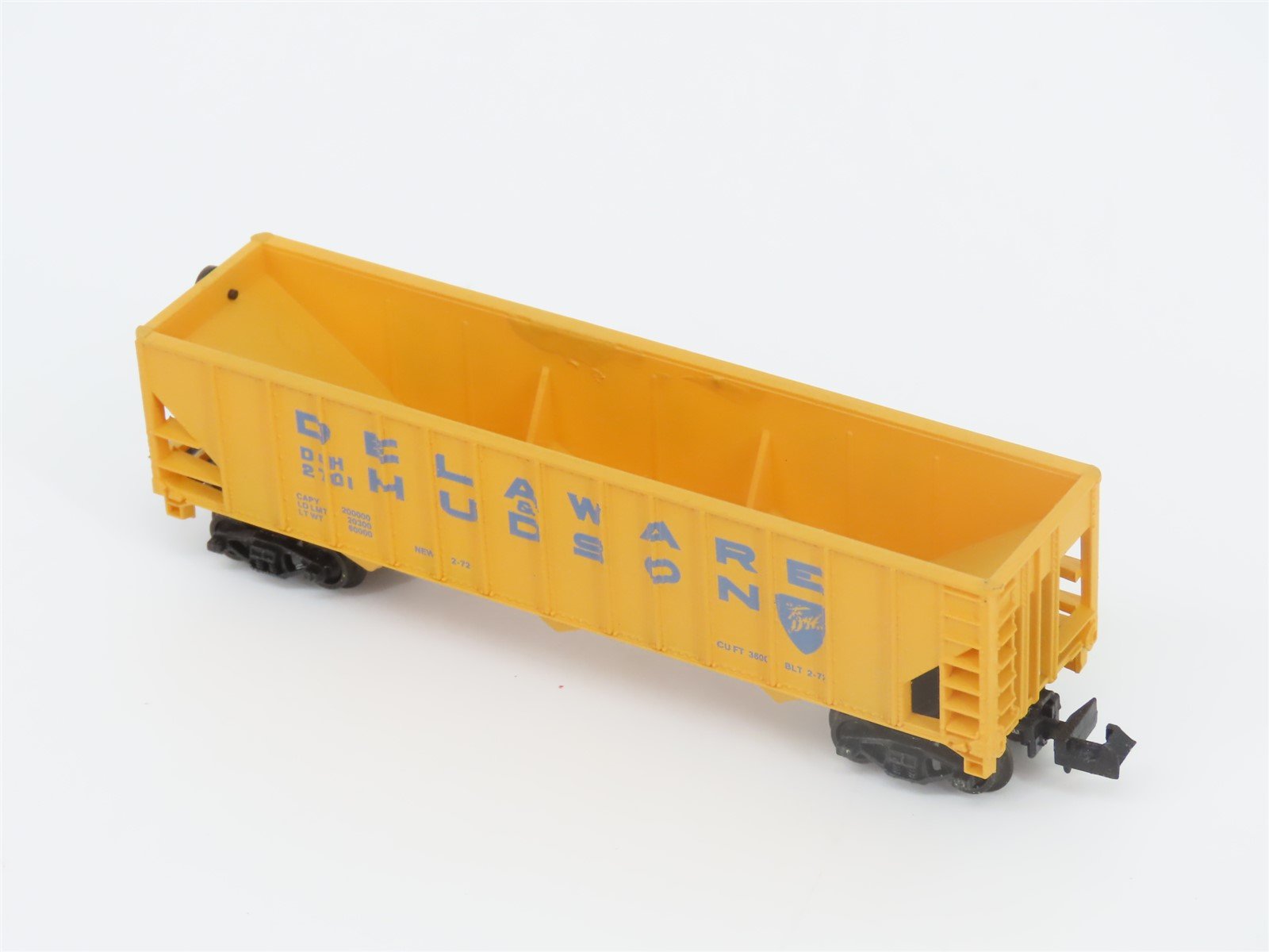 N Scale Bev-Bel 14006 D&H Delaware & Hudson Railroad 3-Bay Open Hopper #2701