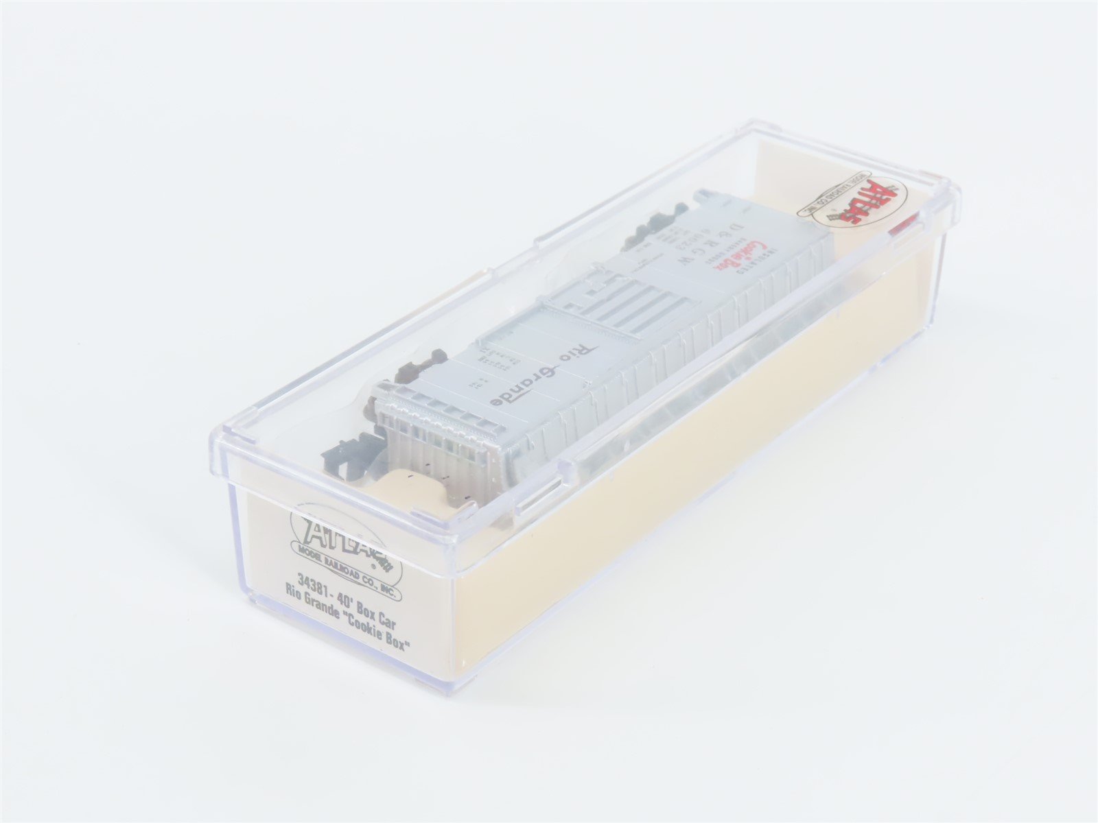 N Scale Atlas 34381 D&RGW Rio Grande Cookie Box 40' Box Car #60023