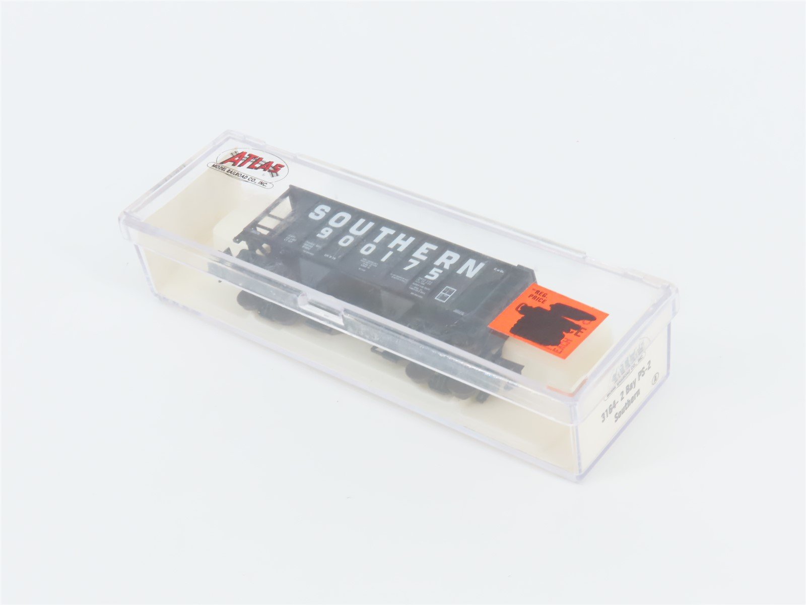 N Scale Atlas 3164 SOU Southern 2-Bay Covered Hopper #900175