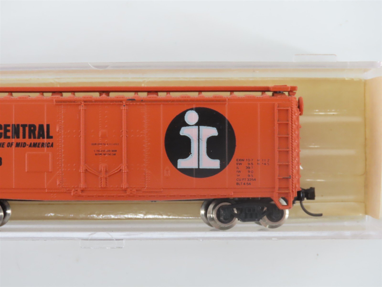 N Scale Atlas 3314 IC Illinois Central 40' Single Plug Door Box Car #50508
