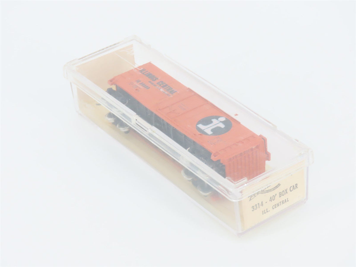 N Scale Atlas 3314 IC Illinois Central 40&#39; Single Plug Door Box Car #50508