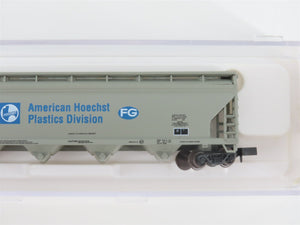 N Scale Atlas 3959 ACFX American Hoechst Centerflow 4-Bay Covered Hopper #99959