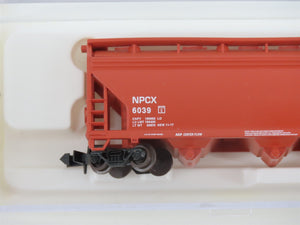 N Scale Atlas 3955 NPCX Norchem 4-Bay Covered Hopper #6039