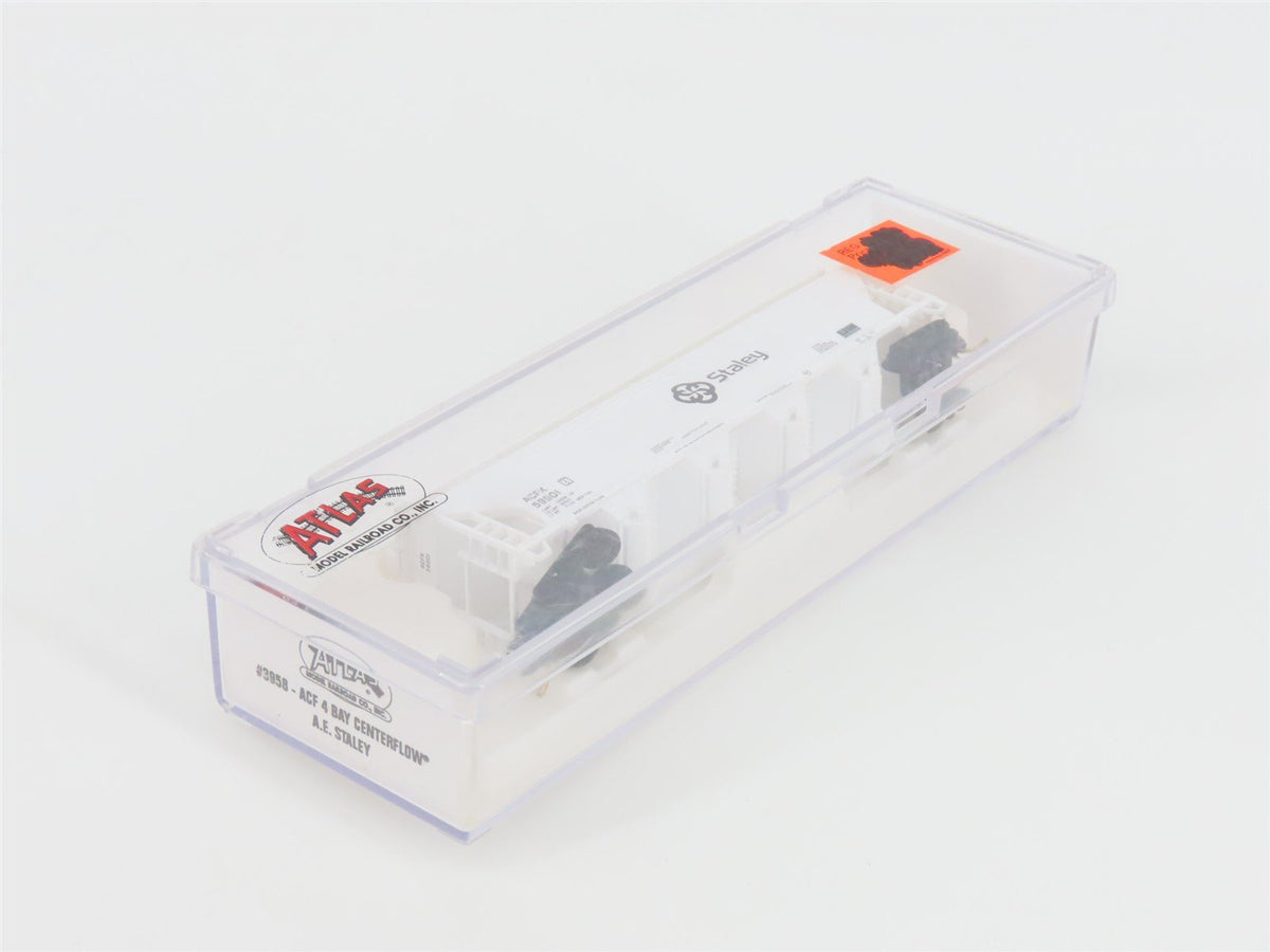 N Scale Atlas 3958 ACFX Staley 4-Bay Covered Hopper #59901