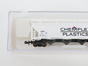 N Scale Atlas 3962 CHEX Chemplex Plastics 4-Bay Centerflow Hopper #373